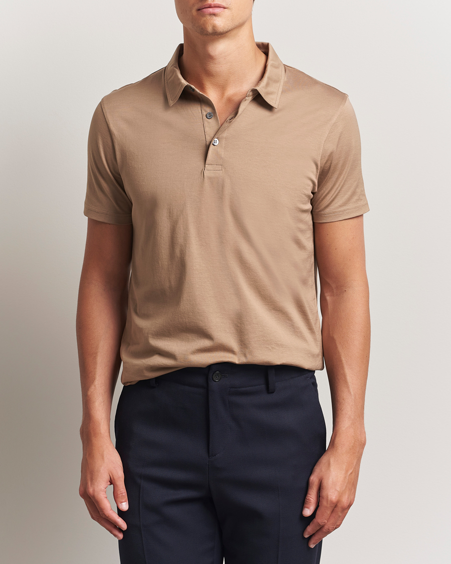 Herre | Pikéer | Sunspel | Cotton Jersey Polo Dune