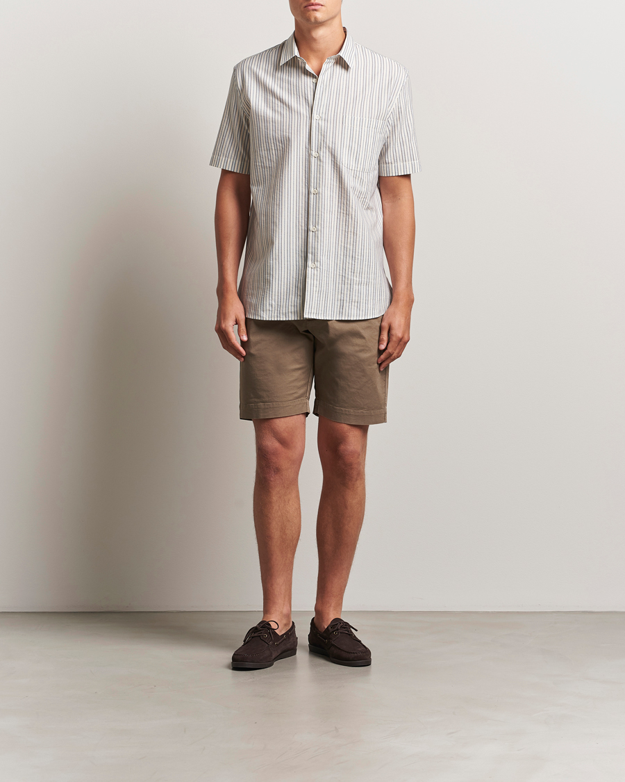 Herre | Shorts | Sunspel | Cotton Chino Shorts Dark Stone