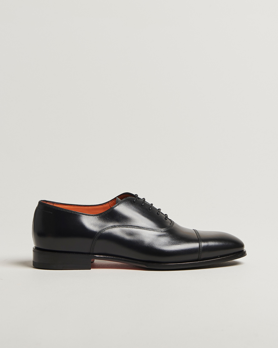 Herre | Oxfords | Santoni | Adrian Oxford Black Calf