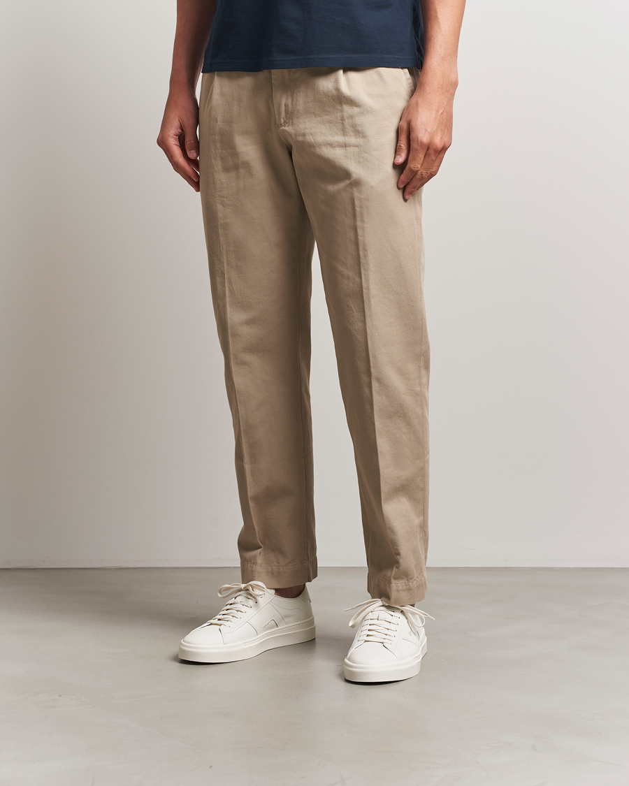 Herre | Sneakers | Santoni | Double Buckle Sneakers White Grain
