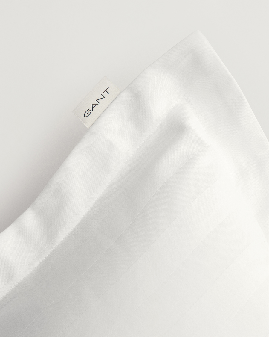Herre | Til hjemmet | GANT | Sateen Striped Pillowcase White
