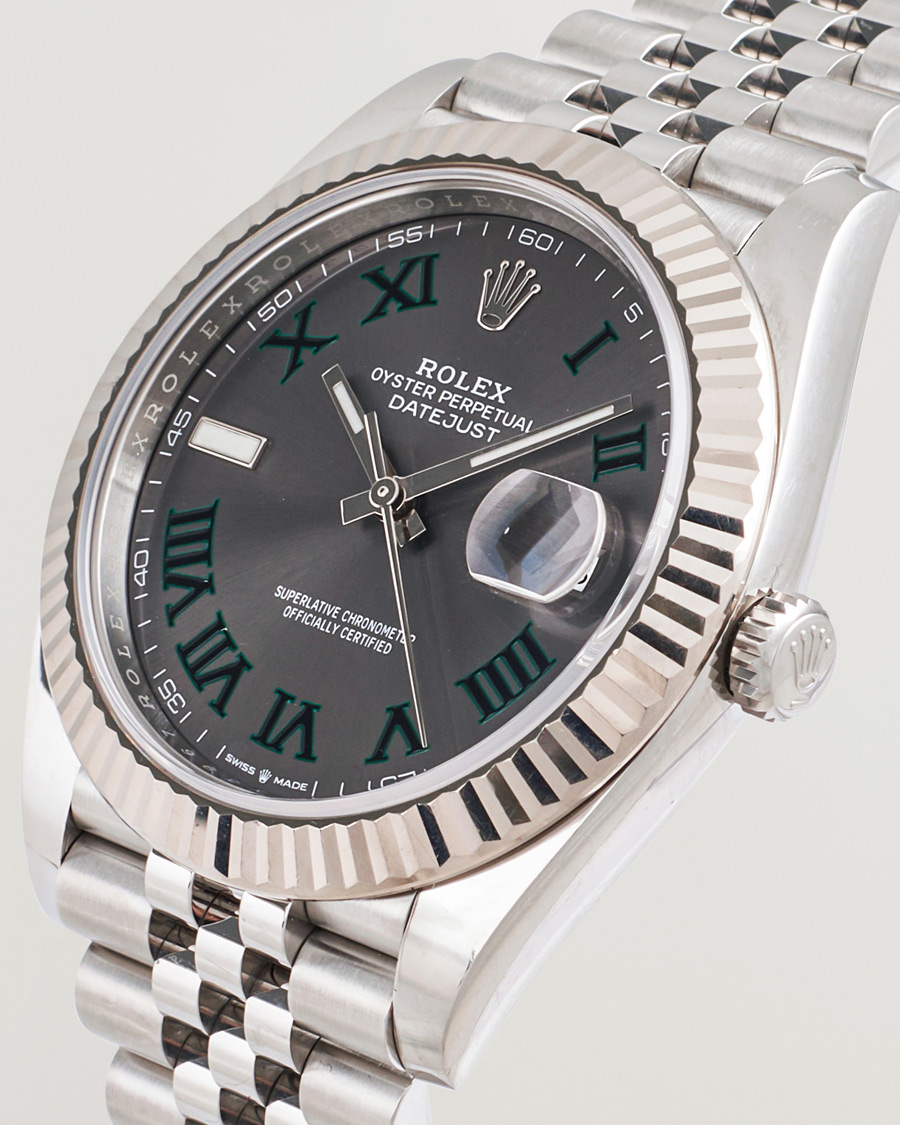 Herre | Rolex Pre-Owned Datejust 41mm Wimbledon | Rolex Pre-Owned | Datejust 41mm Wimbledon