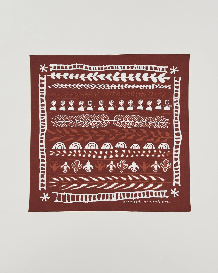 Herre | Scarves | Snow Peak | OG Cotton Nordic Bandana Bordeaux