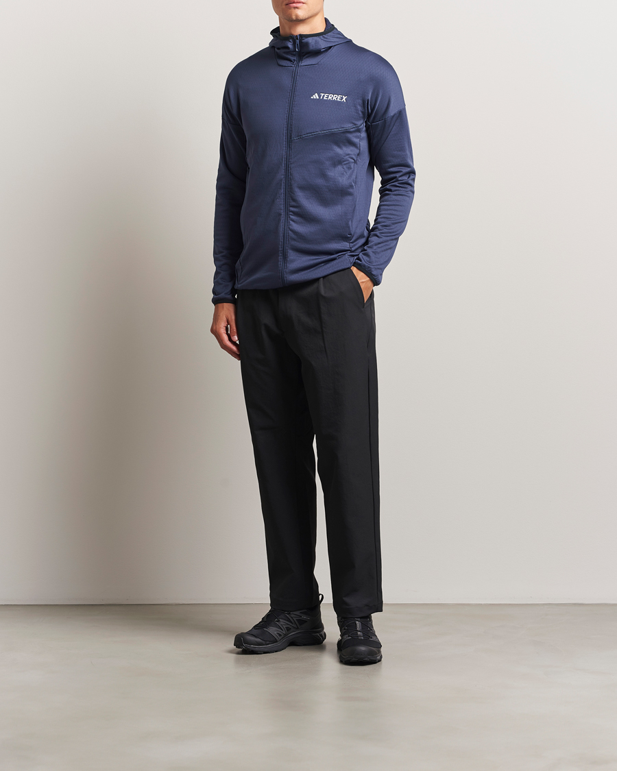 Herre | Gensere | adidas Performance | XPR Lightweight Fleece Hooded Full Zip Navy