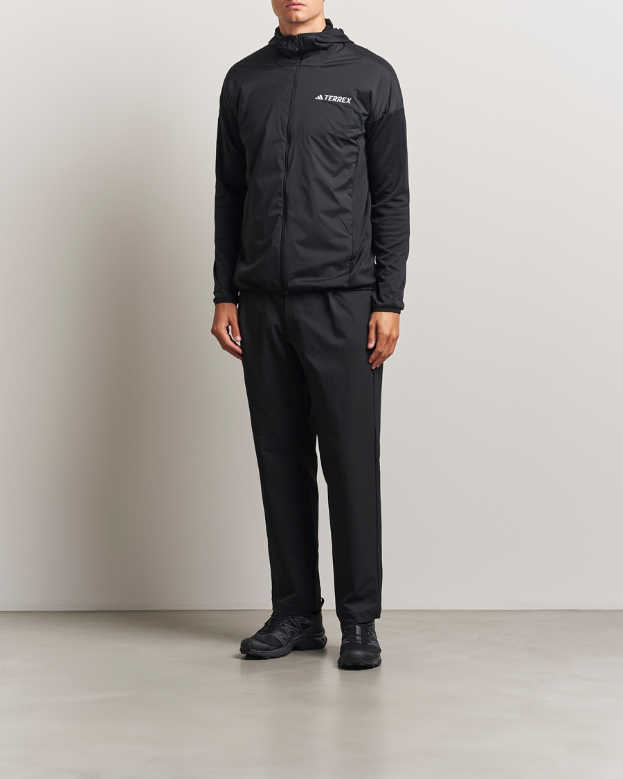 Herre | Gensere | adidas Performance | XPR Wind Hooded Full Zip Black
