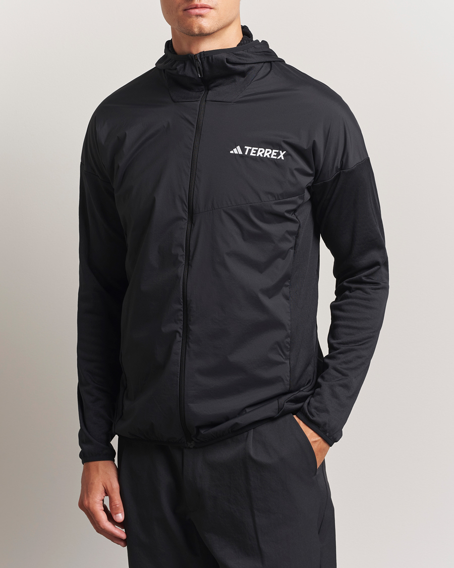 Herre | Gensere | adidas Performance | XPR Wind Hooded Full Zip Black