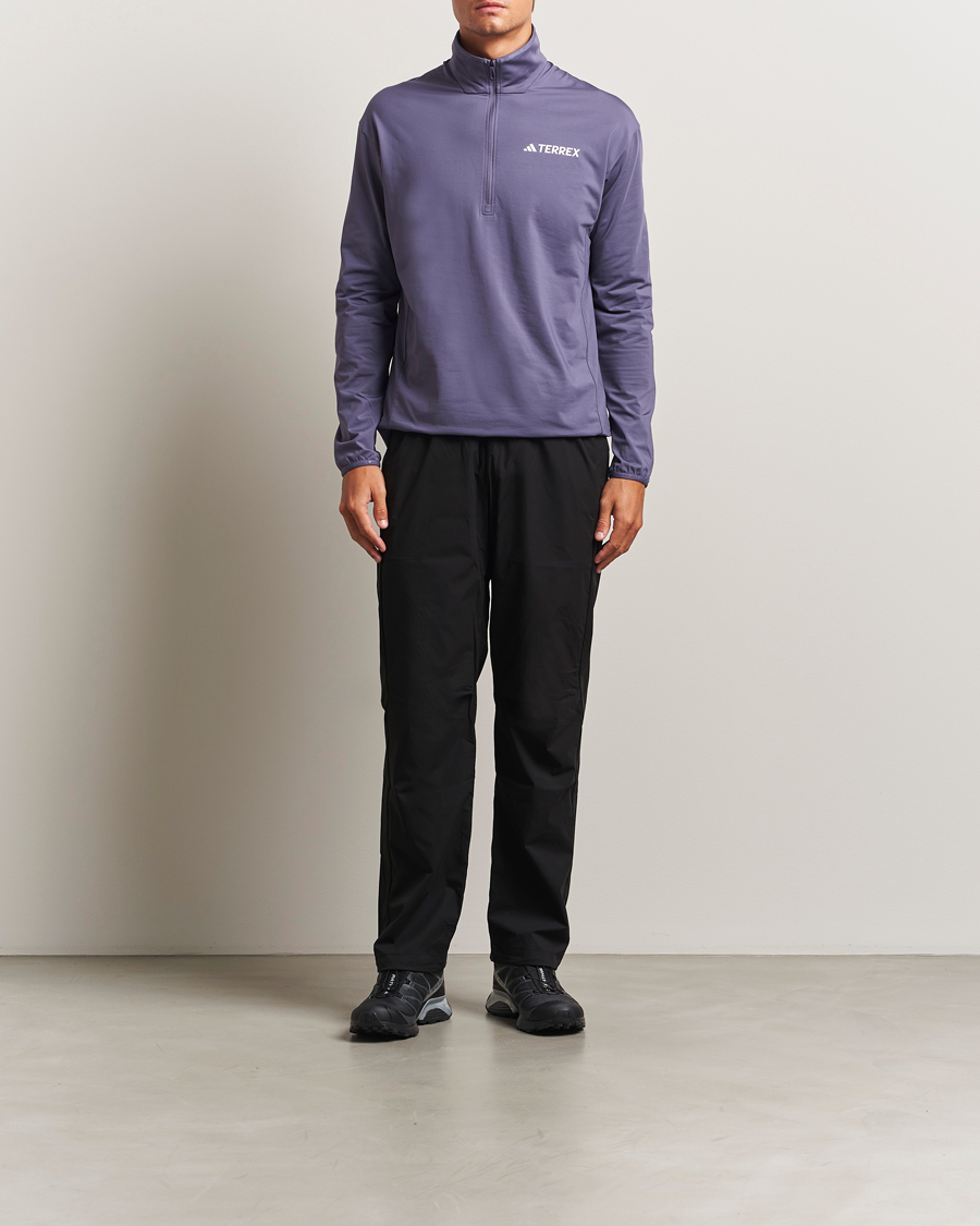Herre | Gensere | adidas Performance | MT Lightweight Half Zip Navy
