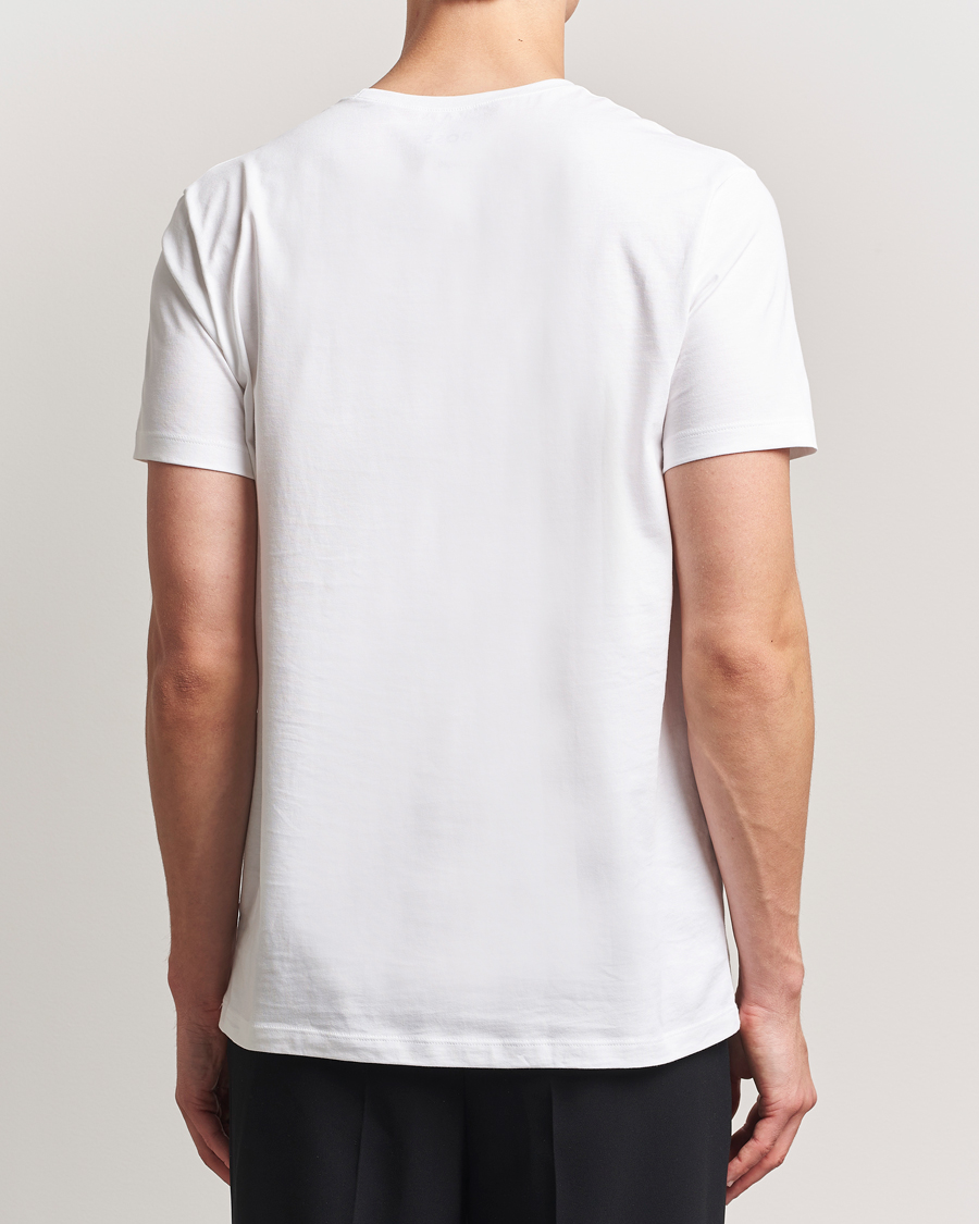 Herre | T-Shirts | BOSS BLACK | 2-Pack Relaxed Fit Crew Neck T-Shirt White