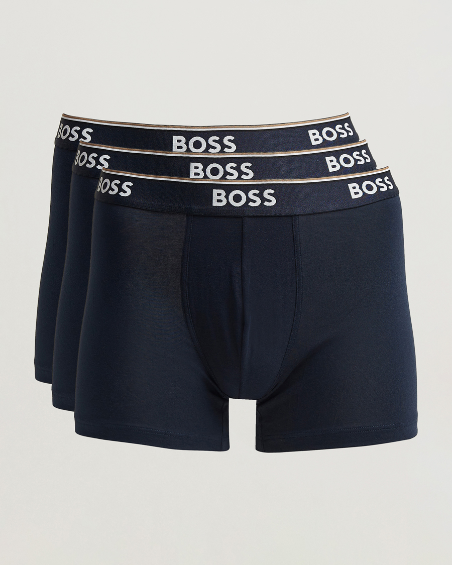 Herre | Undertøy | BOSS BLACK | 3-Pack Boxer Brief Open Blue