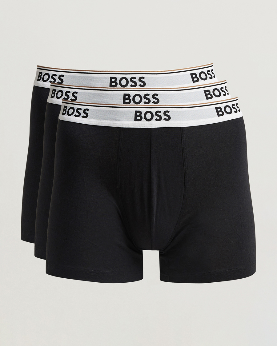 Herre | Undertøy | BOSS BLACK | 3-Pack Boxer Brief Black