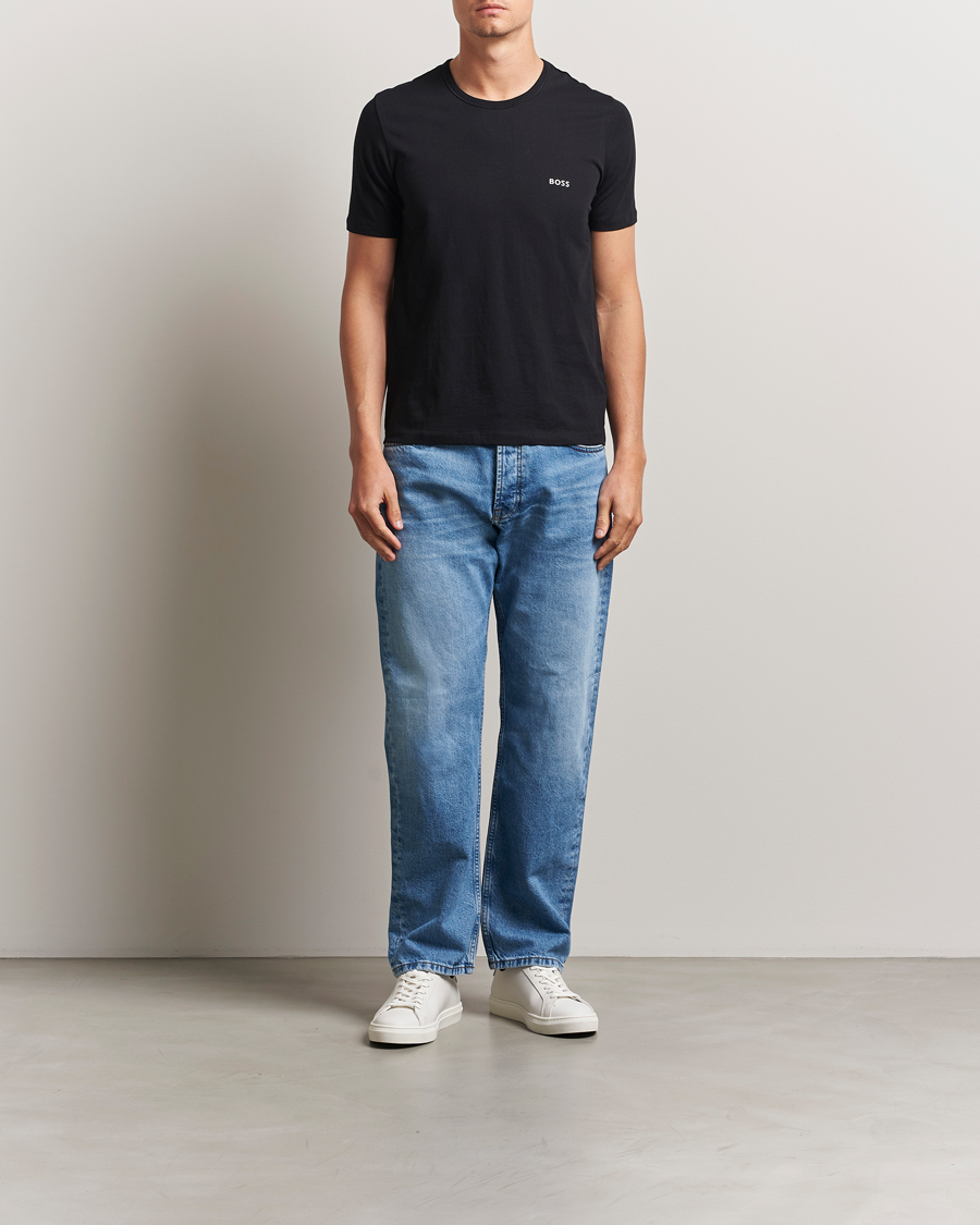Herre | T-Shirts | BOSS BLACK | 3-Pack Crew Neck T-Shirt White/Navy/Black