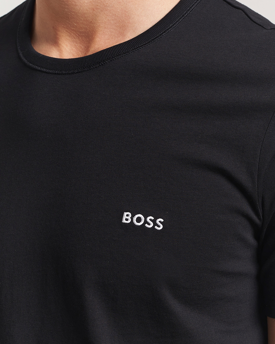 Herre | T-Shirts | BOSS BLACK | 3-Pack Crew Neck T-Shirt White/Navy/Black