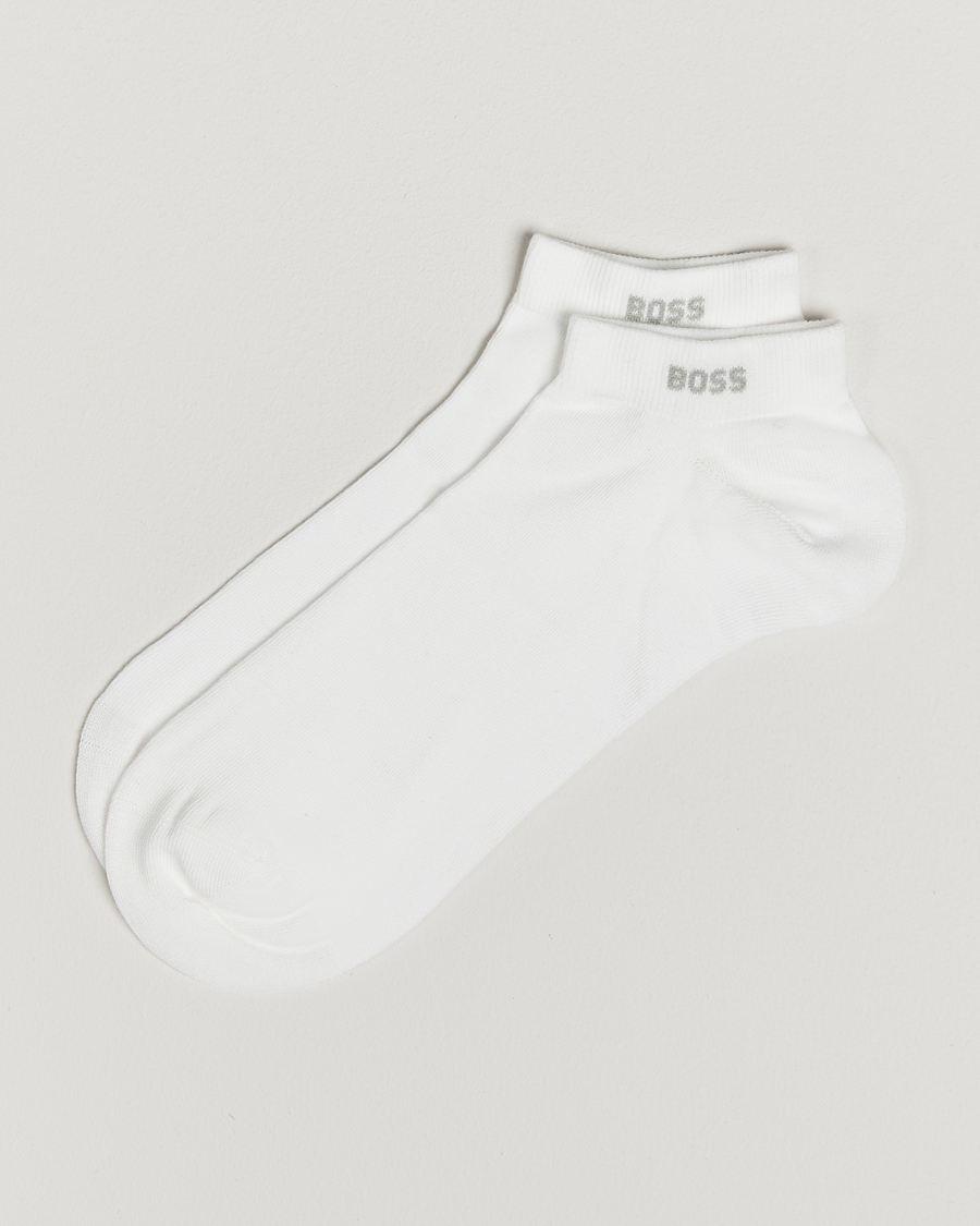 Herre | Undertøy | BOSS BLACK | 2-Pack Sneaker Socks White