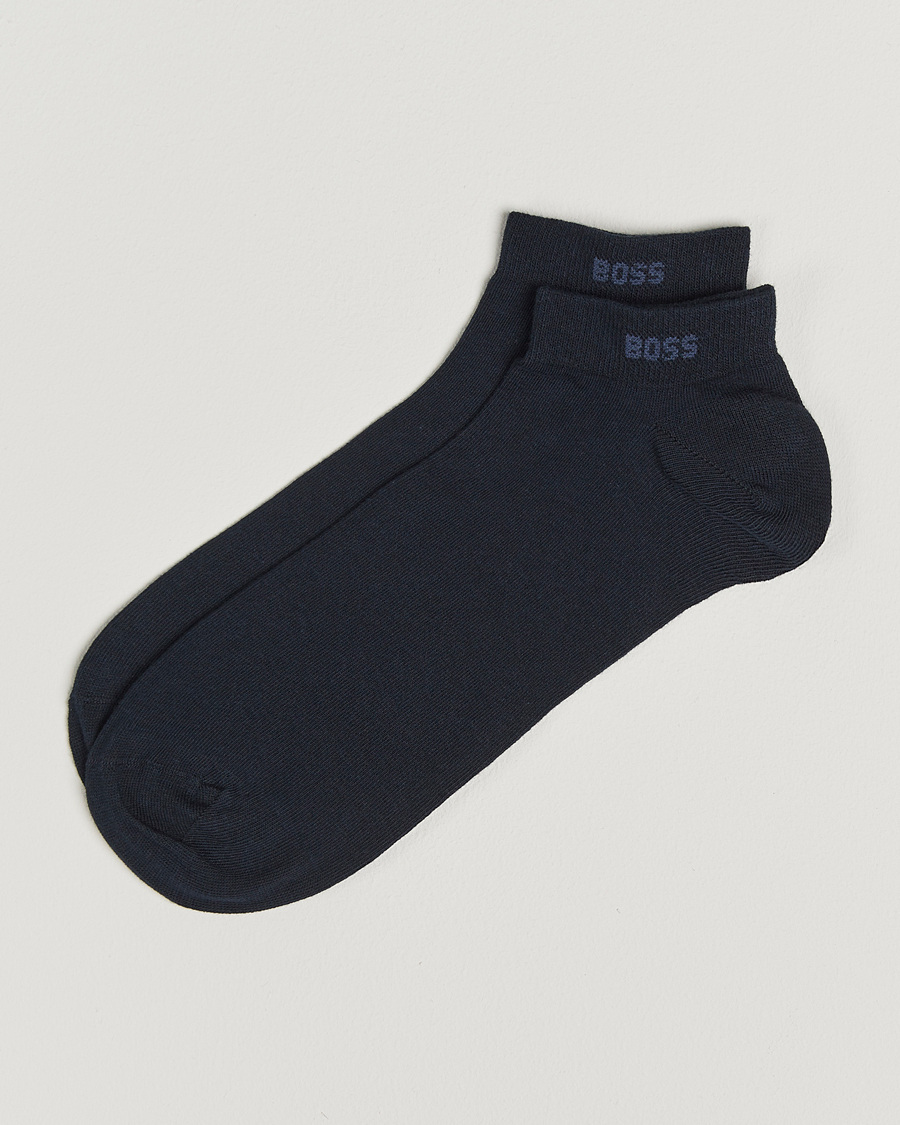 Herre | Undertøy | BOSS BLACK | 2-Pack Sneaker Socks Dark Blue