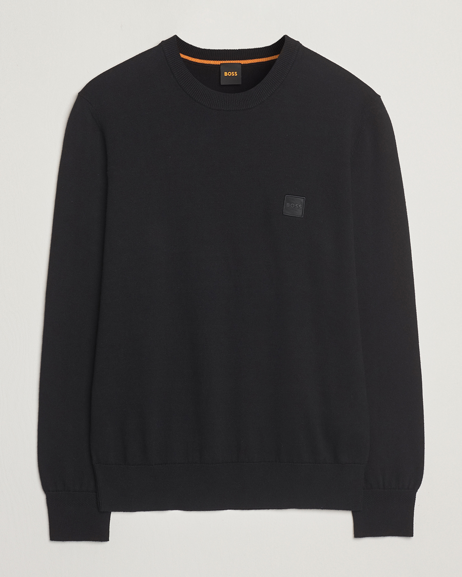 Herre | Gensere | BOSS ORANGE | Kanovano Knitted Sweater Black