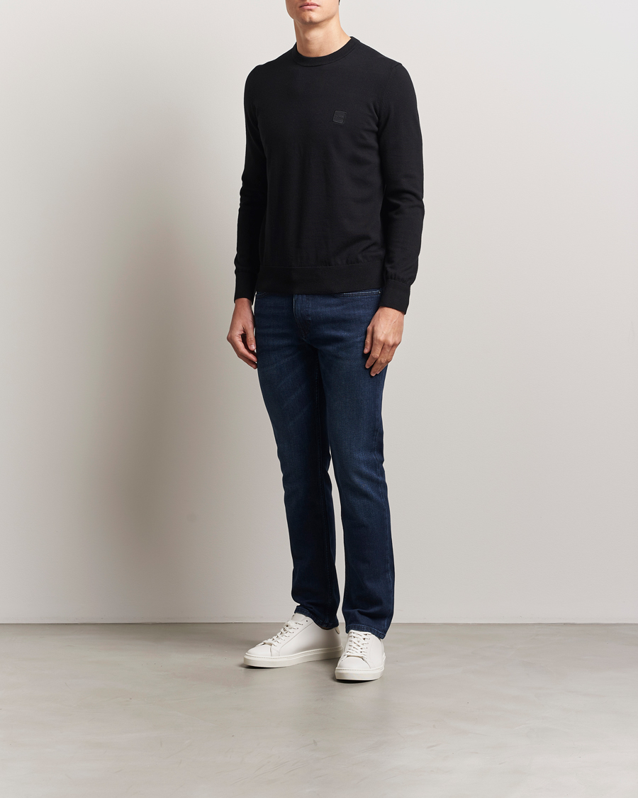 Herre | Gensere | BOSS ORANGE | Kanovano Knitted Sweater Black