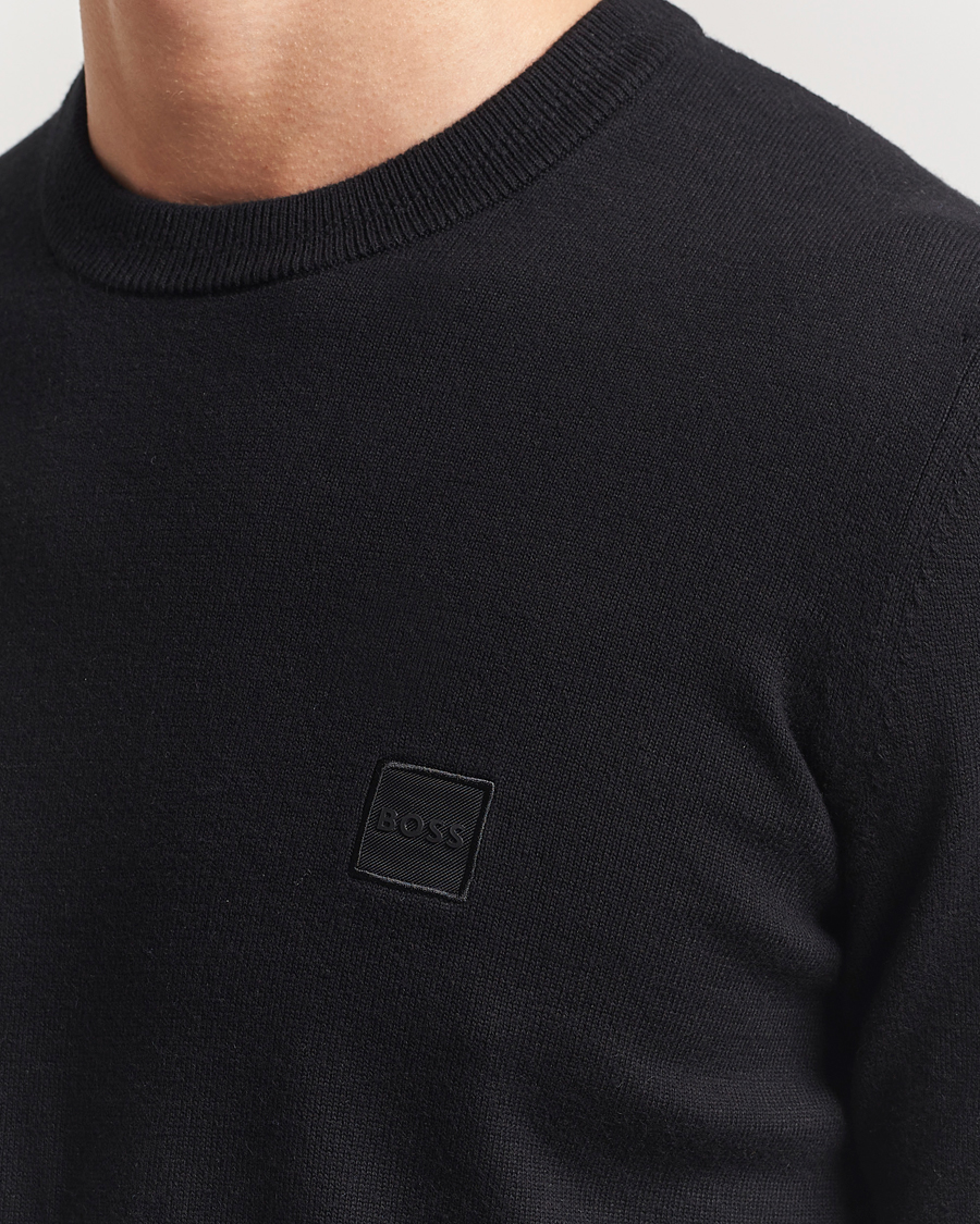 Herre | Gensere | BOSS ORANGE | Kanovano Knitted Sweater Black