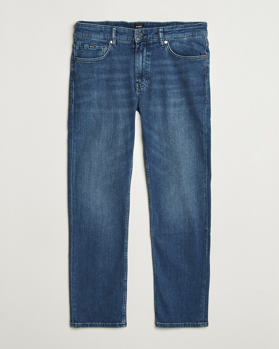 Herre | Bukser | BOSS BLACK | Delaware Jeans Navy