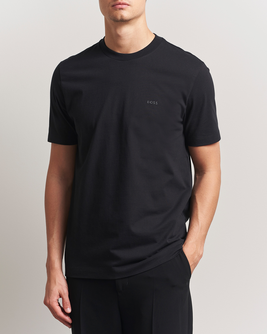 Herre | T-Shirts | BOSS BLACK | Thompson Crew Neck T-Shirt Black