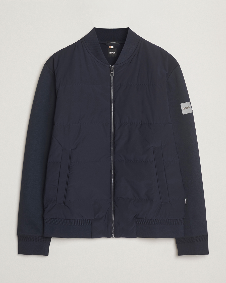 Herre | Jakker | BOSS BLACK | Skiles Hybrid Jacket Dark Blue