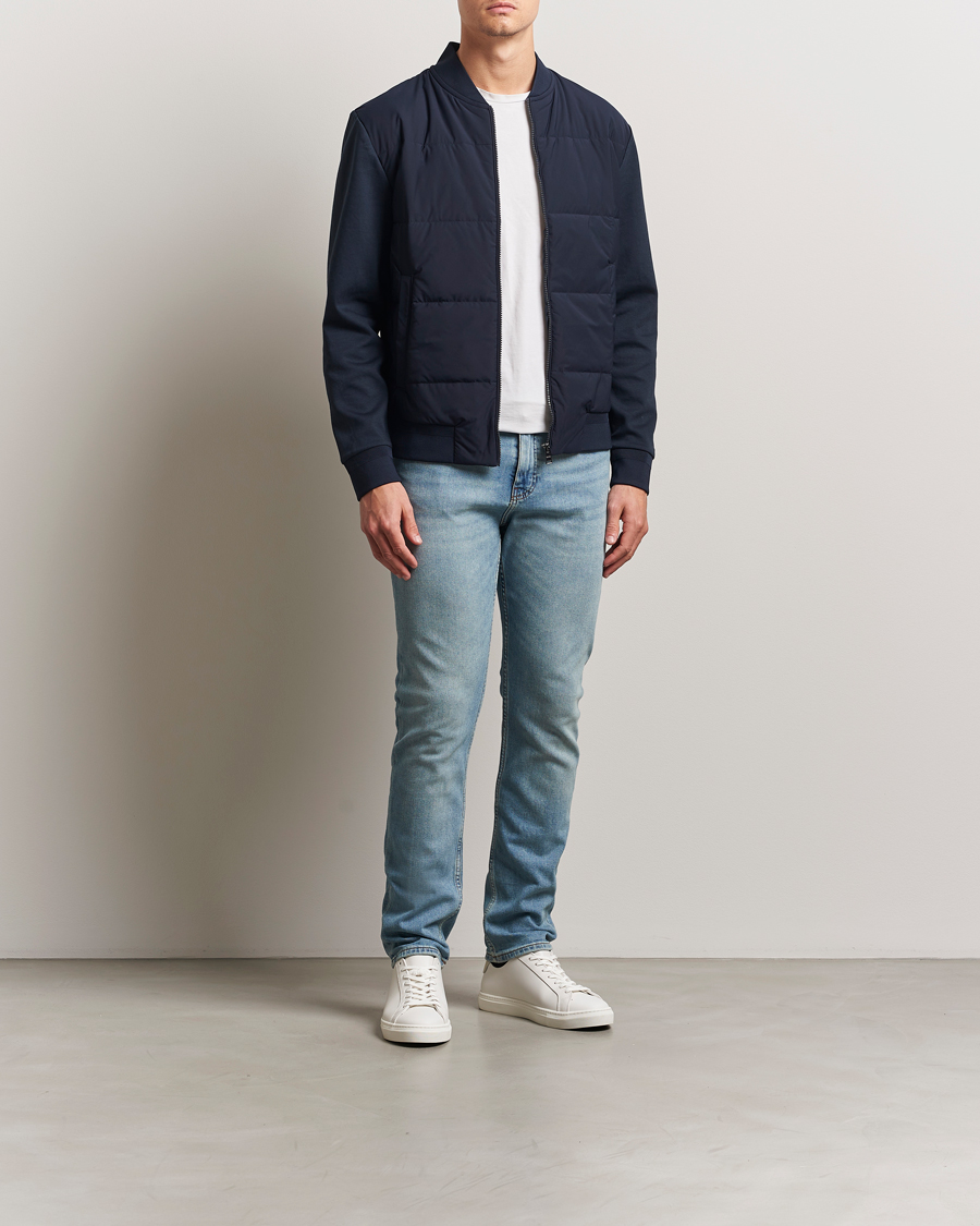 Herre | Jakker | BOSS BLACK | Skiles Hybrid Jacket Dark Blue