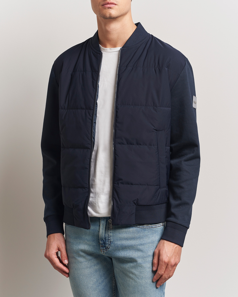Herre | Jakker | BOSS BLACK | Skiles Hybrid Jacket Dark Blue