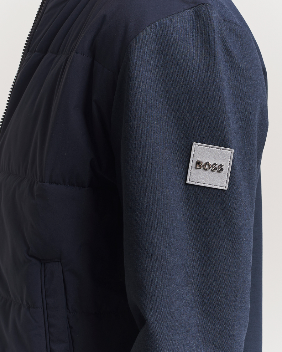 Herre | Jakker | BOSS BLACK | Skiles Hybrid Jacket Dark Blue