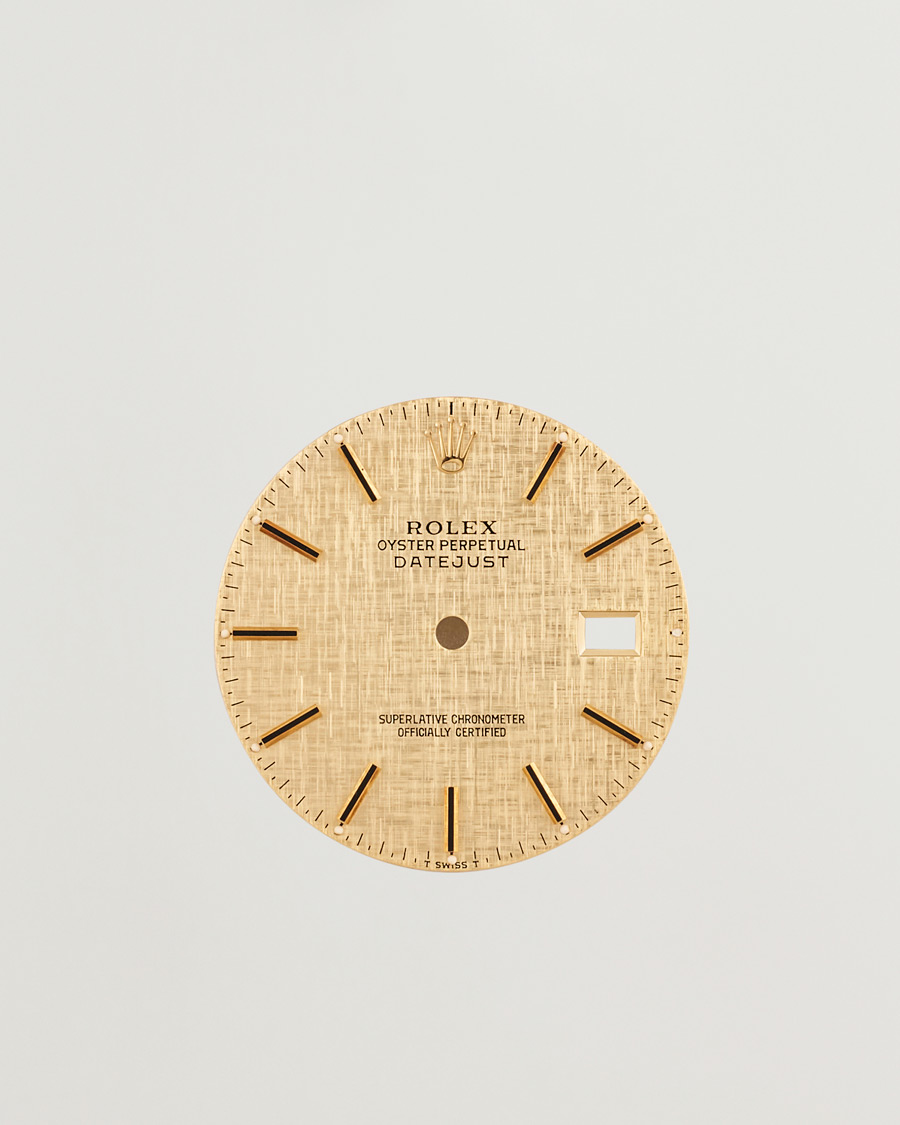Herre | Rolex Pre-Owned Rolex Datejust 5 ref Linen Dial | Rolex Pre-Owned | Rolex Datejust 5 ref Linen Dial