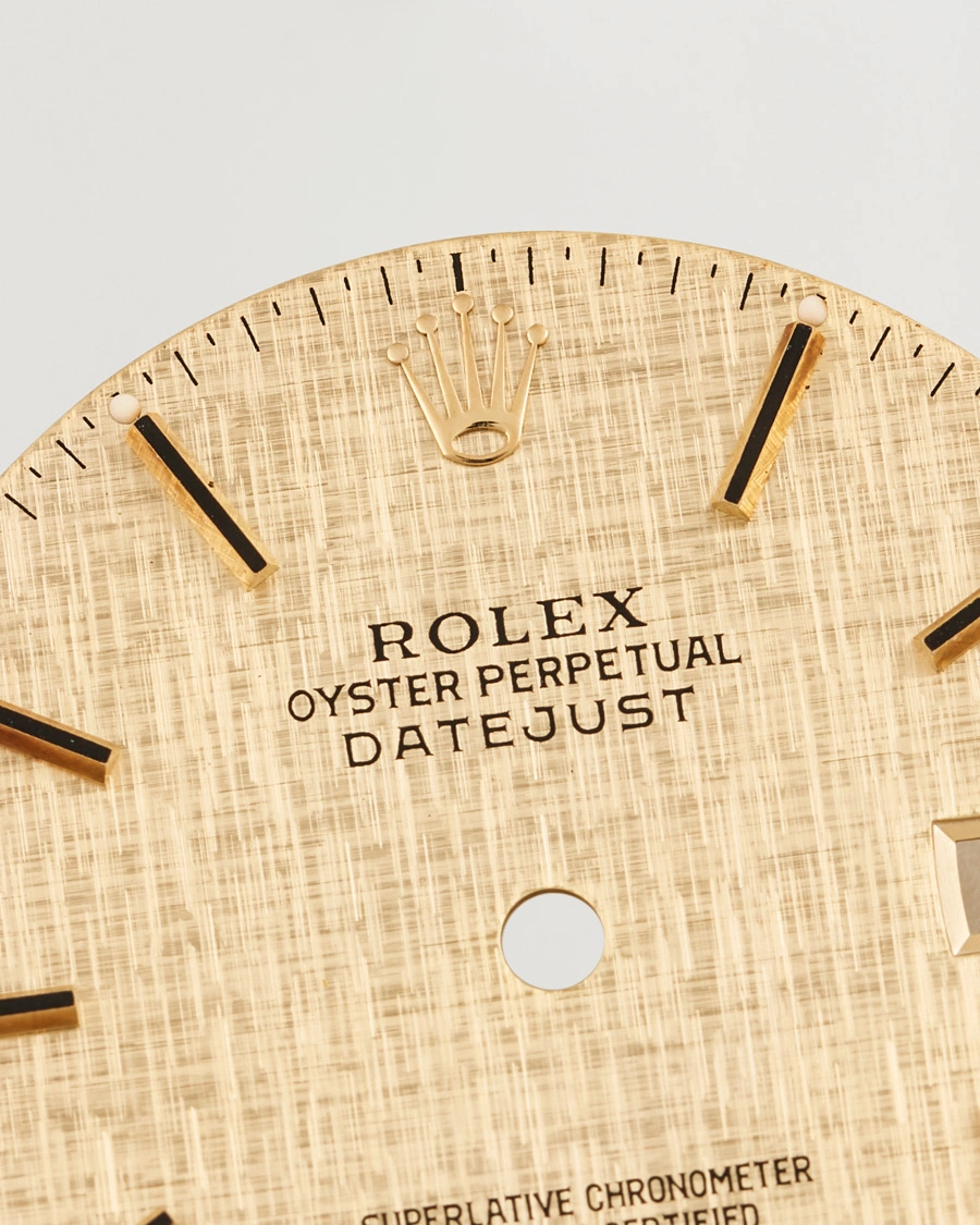 Herre | Pre-owned Utstyr | Rolex Pre-Owned | Rolex Datejust 5 ref Linen Dial