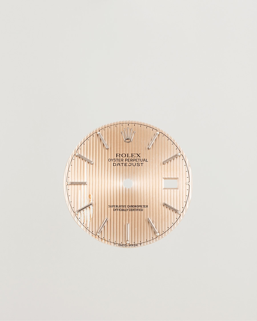 Herre | Pre-owned Tilbehør | Rolex Pre-Owned | Rolex Datejust Tapestry dial 5 ref Damage 