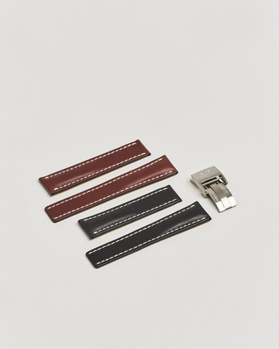 Herre | Pre-owned Utstyr | Breitling Pre-Owned | Breitling Deployment Clasp - 2 Leather 22mm