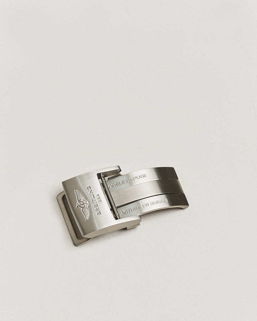 Herre | Pre-owned Utstyr | Breitling Pre-Owned | Breitling Deployment Clasp - 2 Leather 22mm