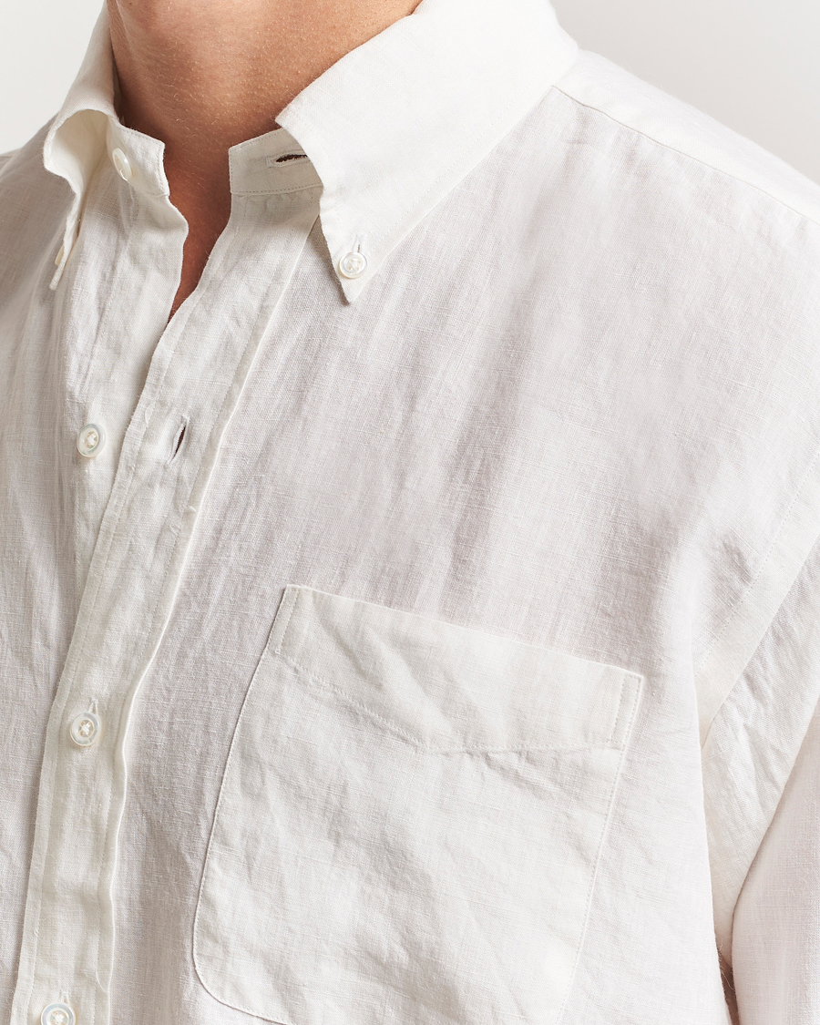 Herre | Skjorter | Kamakura Shirts | Linen Ametora Shirt White
