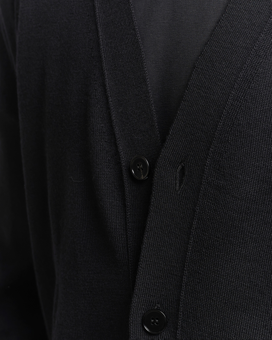 Herre | Gensere | Jil Sander | Superfine Merino Cardigan Black
