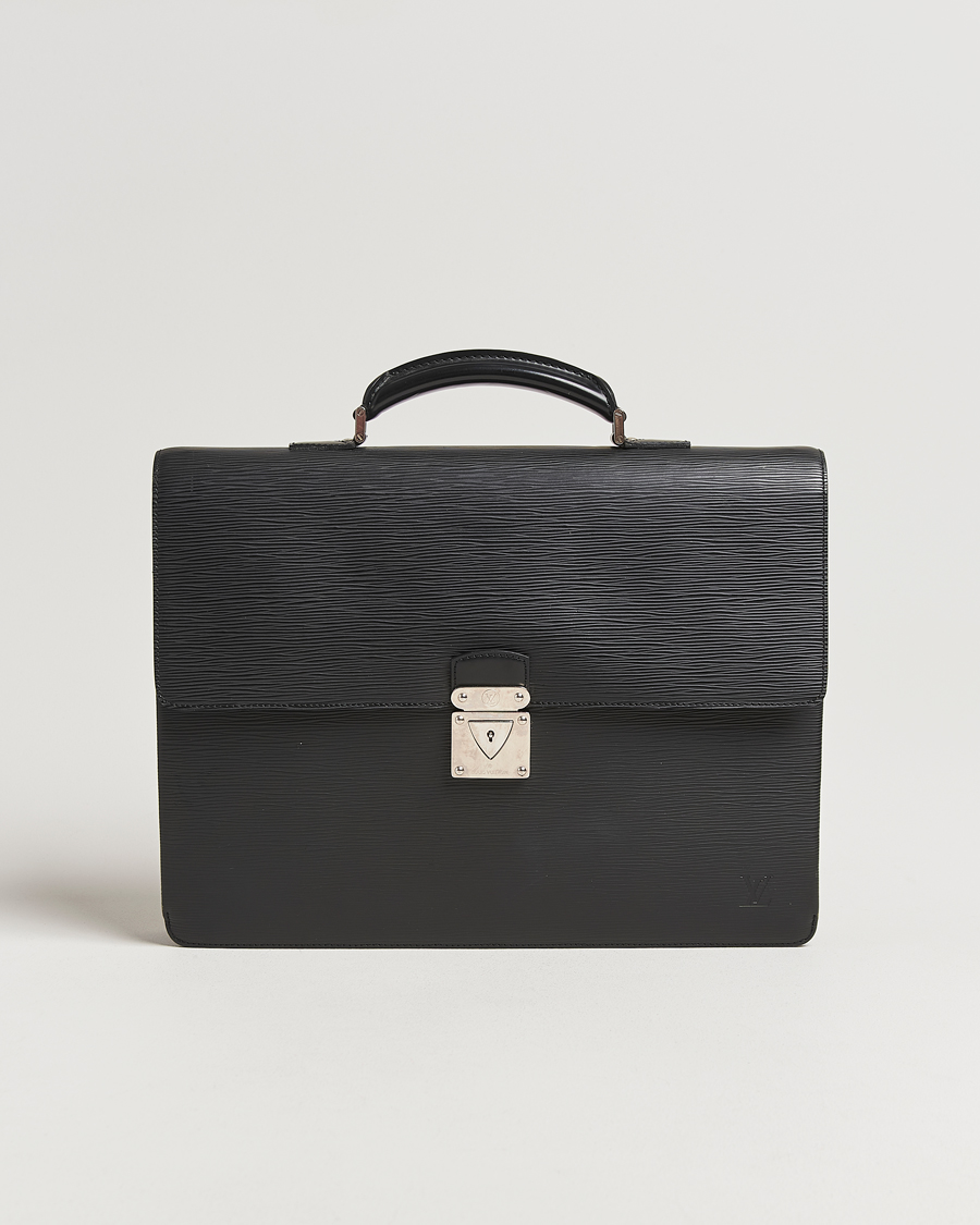 Herre | Pre-Owned & Vintage Bags | Louis Vuitton Pre-Owned | Robusto Briefcase Black