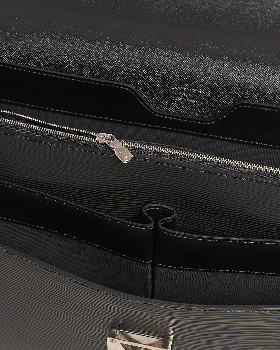 Herre | Pre-Owned & Vintage Bags | Louis Vuitton Pre-Owned | Robusto Briefcase Black