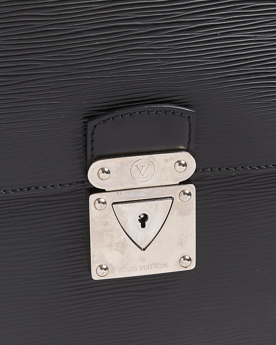 Herre | Pre-Owned & Vintage Bags | Louis Vuitton Pre-Owned | Robusto Briefcase Black