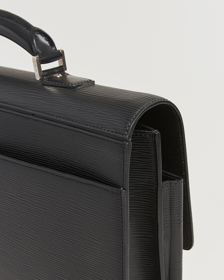 Herre | Pre-Owned & Vintage Bags | Louis Vuitton Pre-Owned | Robusto Briefcase Black