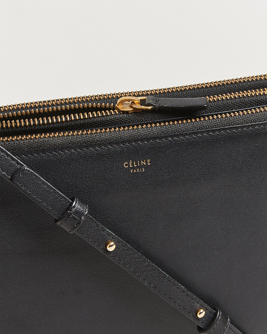 Herre | Gifts for Her | Celine Pre-Owned | Trio Bag Small Leather Black