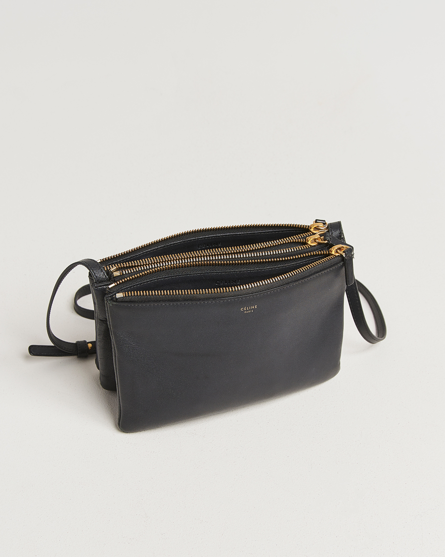 Herre | Gifts for Her | Celine Pre-Owned | Trio Bag Small Leather Black