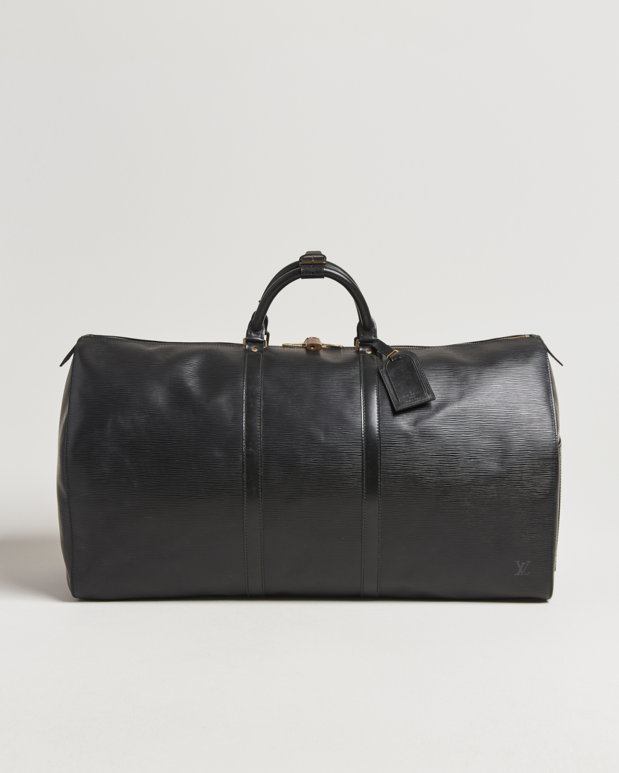 Herre | Pre-Owned & Vintage Bags | Louis Vuitton Pre-Owned | Keepall 60 Epi Leather Black