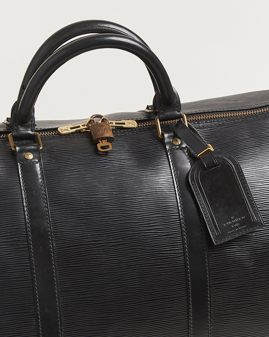 Herre | Pre-Owned & Vintage Bags | Louis Vuitton Pre-Owned | Keepall 60 Epi Leather Black