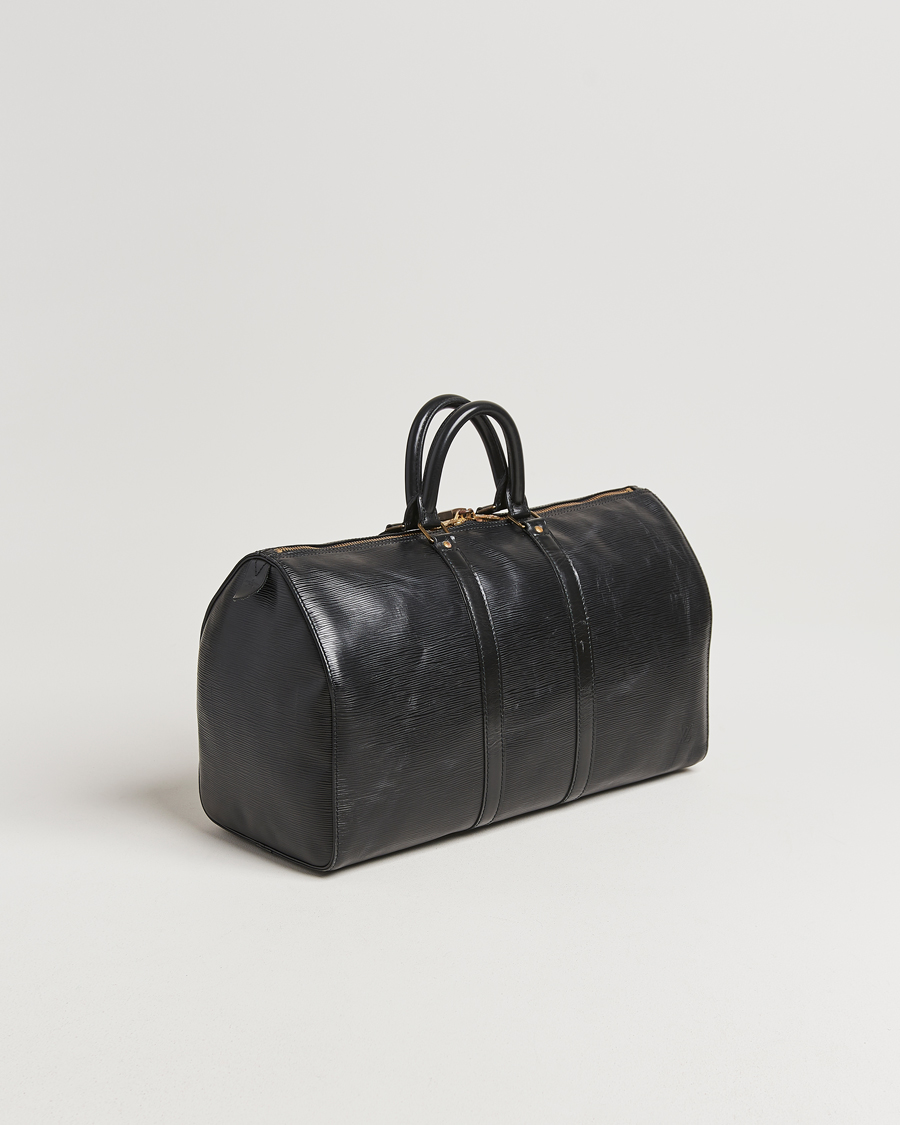 Herre | Pre-Owned & Vintage Bags | Louis Vuitton Pre-Owned | Keepall 45 Epi Leather Black