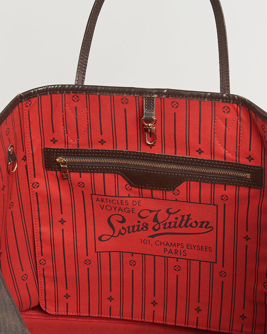 Herre | Pre-Owned & Vintage Bags | Louis Vuitton Pre-Owned | Neverfull GM Damier Ebene