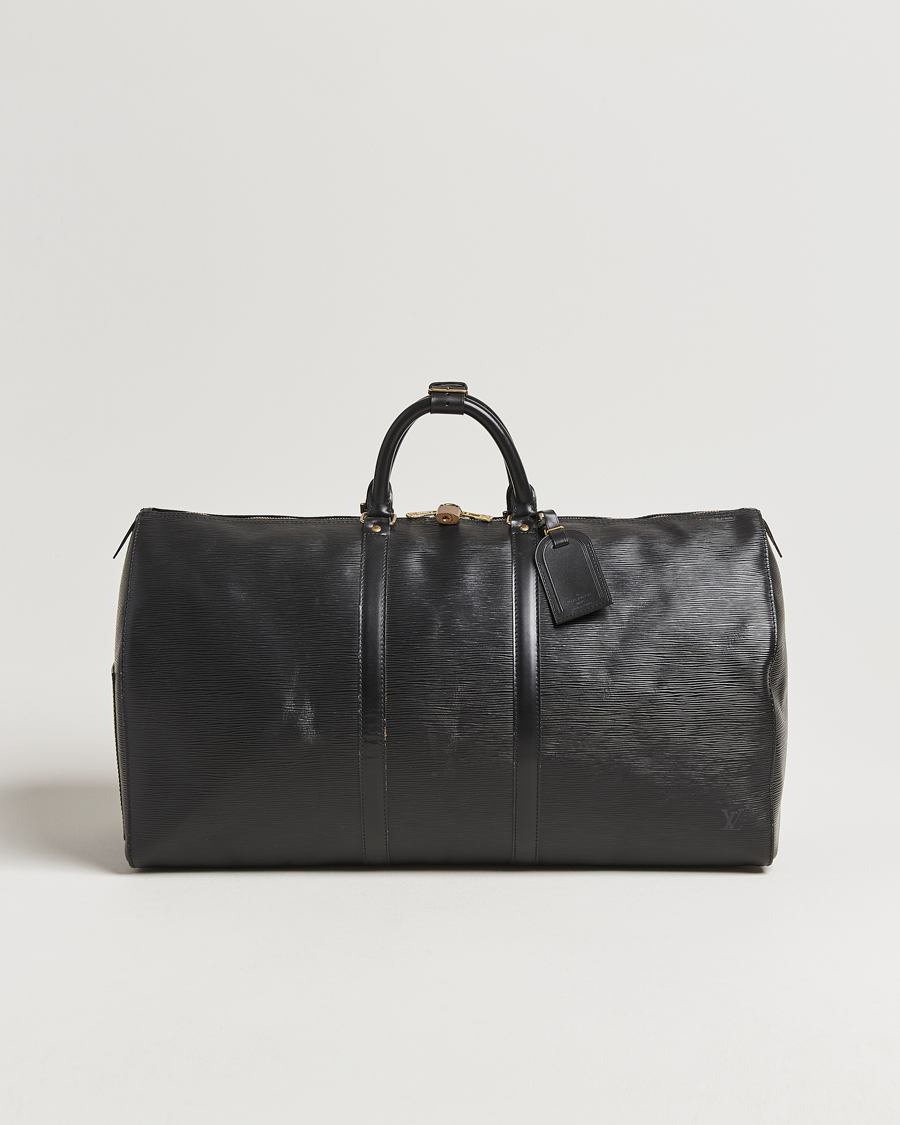 Herre | Pre-Owned & Vintage Bags | Louis Vuitton Pre-Owned | Keepall 55 Epi Leather Black