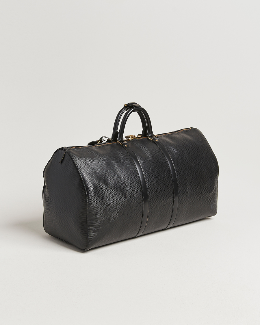 Herre | Pre-Owned & Vintage Bags | Louis Vuitton Pre-Owned | Keepall 55 Epi Leather Black