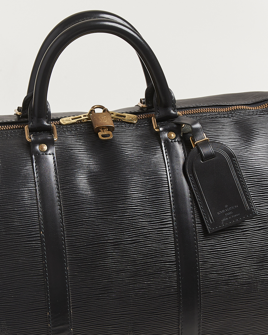 Herre | Pre-Owned & Vintage Bags | Louis Vuitton Pre-Owned | Keepall 55 Epi Leather Black