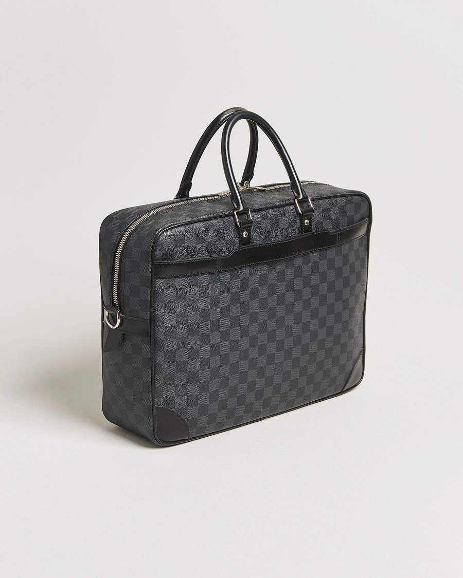 Herre | Pre-Owned & Vintage Bags | Louis Vuitton Pre-Owned | Porte-Documents Voyage Briefcase Damier Graphite