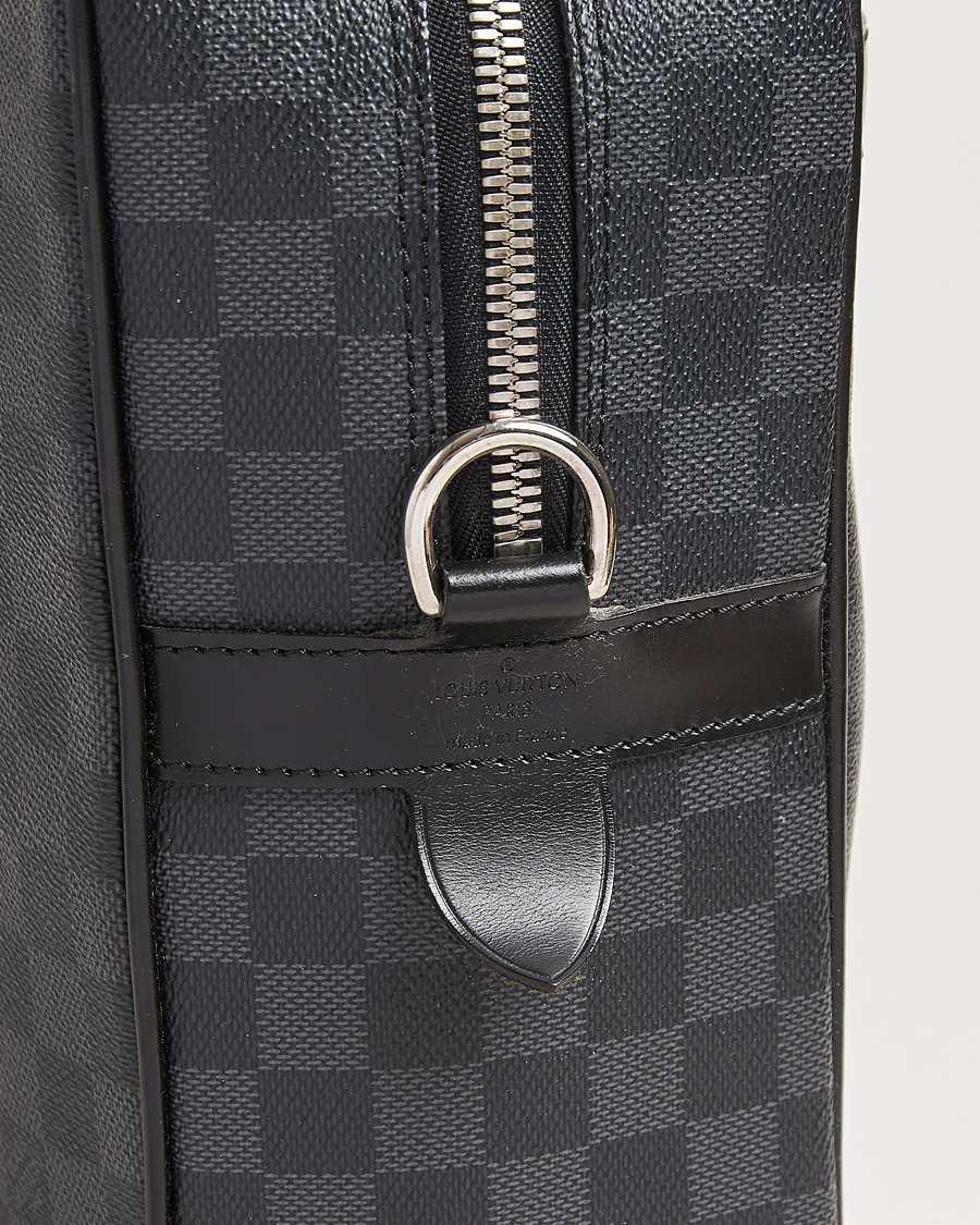 Herre | Pre-Owned & Vintage Bags | Louis Vuitton Pre-Owned | Porte-Documents Voyage Briefcase Damier Graphite