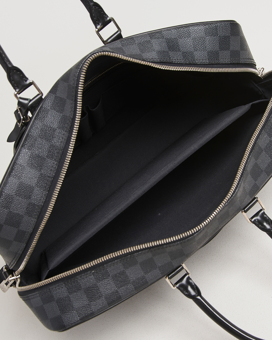 Herre | Pre-Owned & Vintage Bags | Louis Vuitton Pre-Owned | Porte-Documents Voyage Briefcase Damier Graphite
